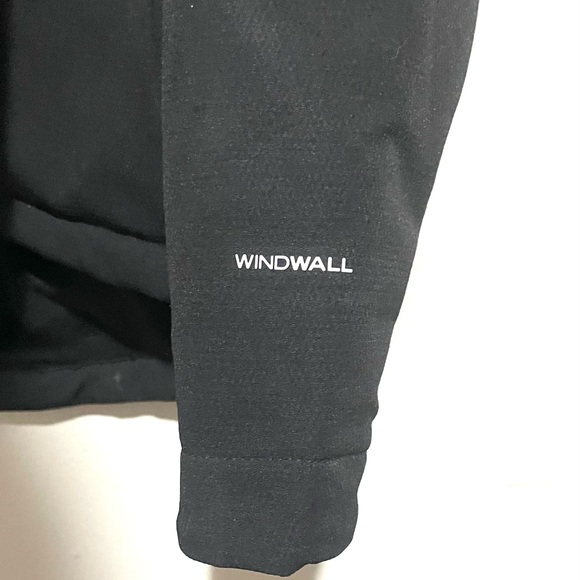 The North Face Windwall Womens Fleece Jacket Full Zip Black Size Small EUC - Picture 4 of 7
